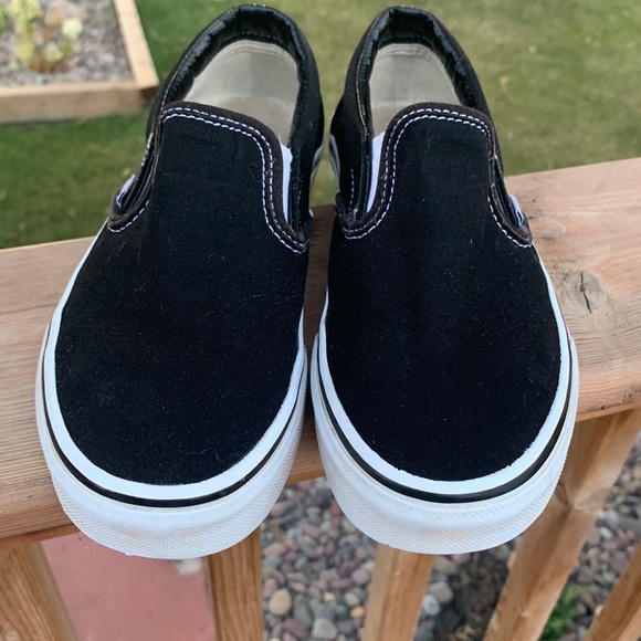 Kids Black vans - Picture 1 of 2